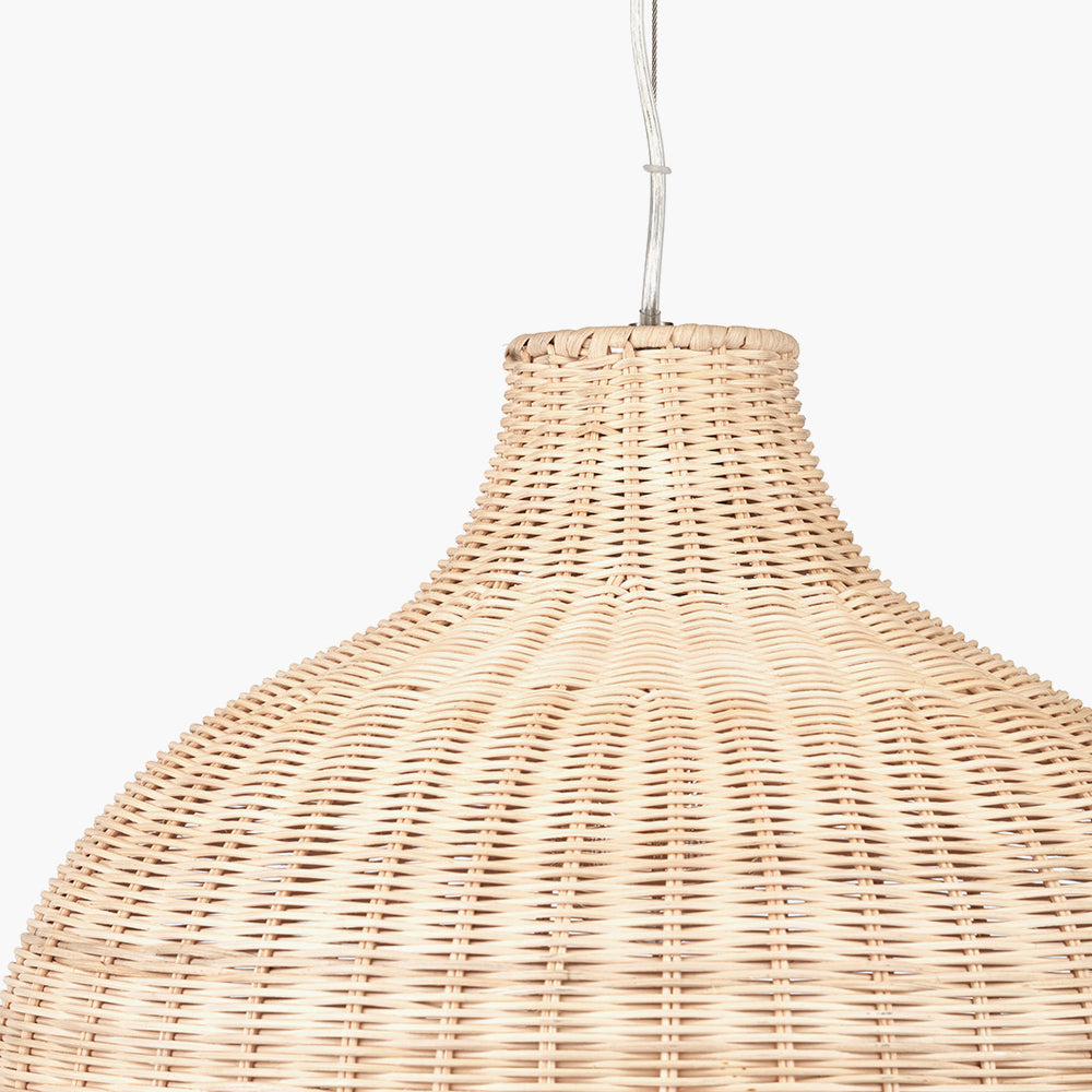 Allona Natural Rattan Pendant Light